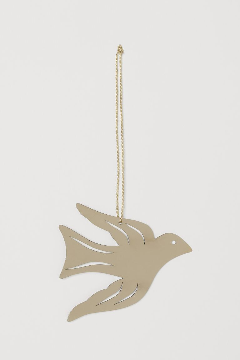Metalen kerstdecoratie - Goudkleurig/vogel - HOME | H&M NL | H&M (DE, AT, CH, NL, FI)