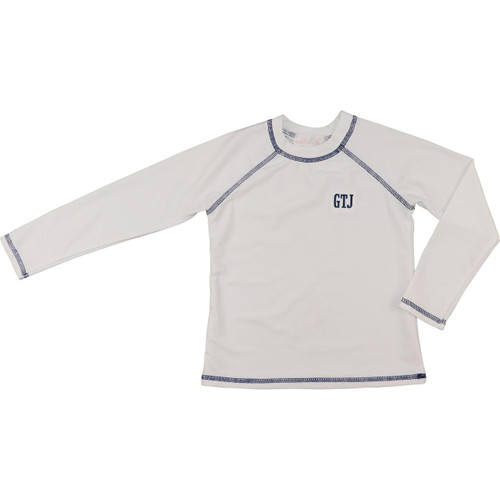 White And Navy Rashguard | Cecil and Lou