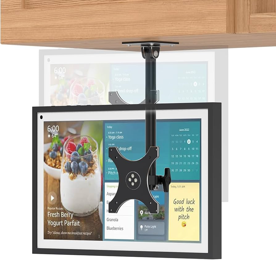Echo Show 15 Under Cabinet Mount, Easy to Adjust The Height with Thumb Screw, Rotate Tilt Swivel ... | Amazon (US)