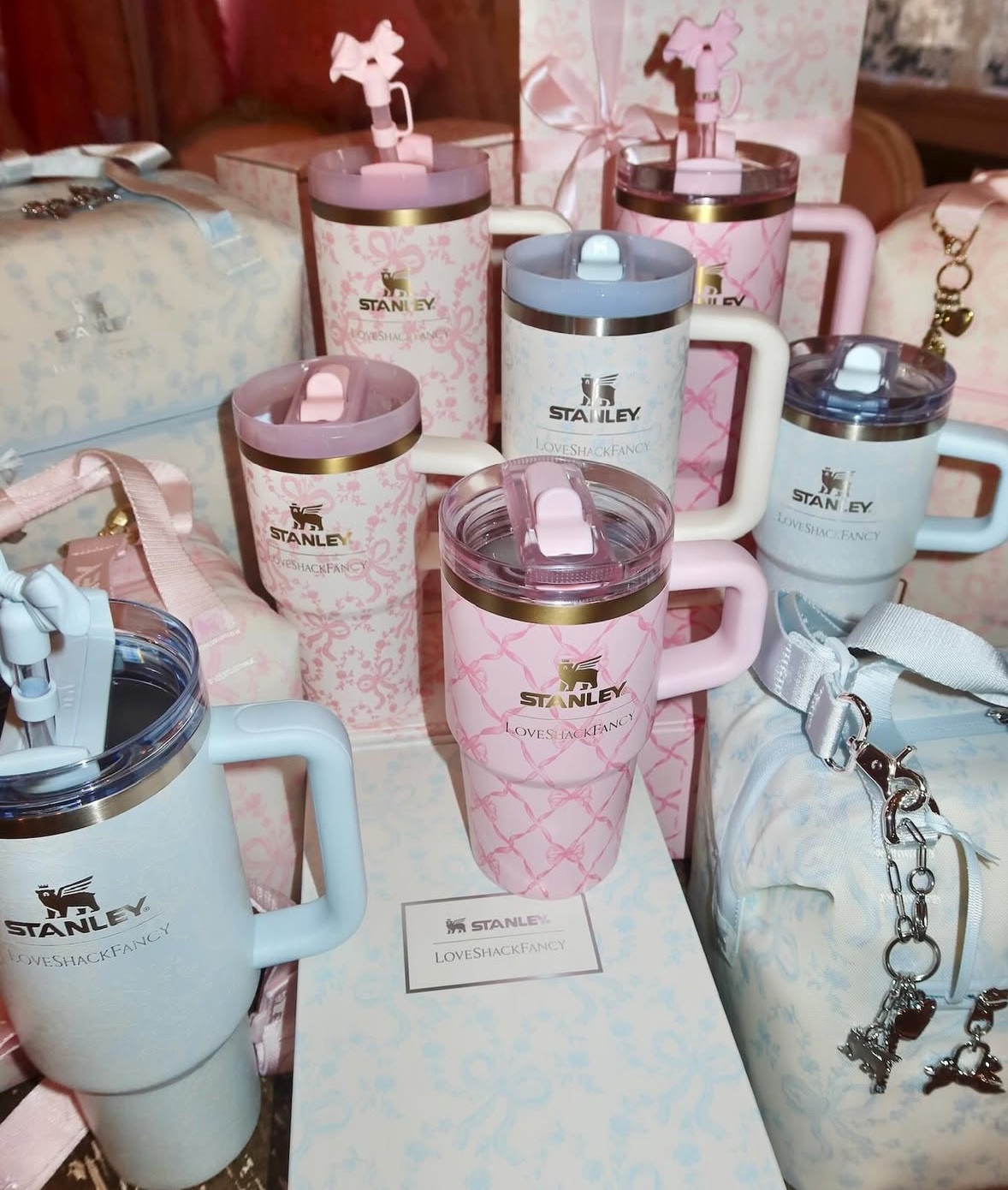 Stanley is collaborating with Love Shack Fancy again and you don’t want to miss it! Launch is Nov 12 at 11 AM CST. Check it out in my tagged products! 