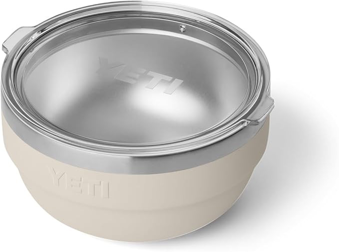 YETI Rambler Bowl, Vacuum Insulated, Stackable and Nestable Stainless Steel Bowl with Lid, 1 Quar... | Amazon (US)