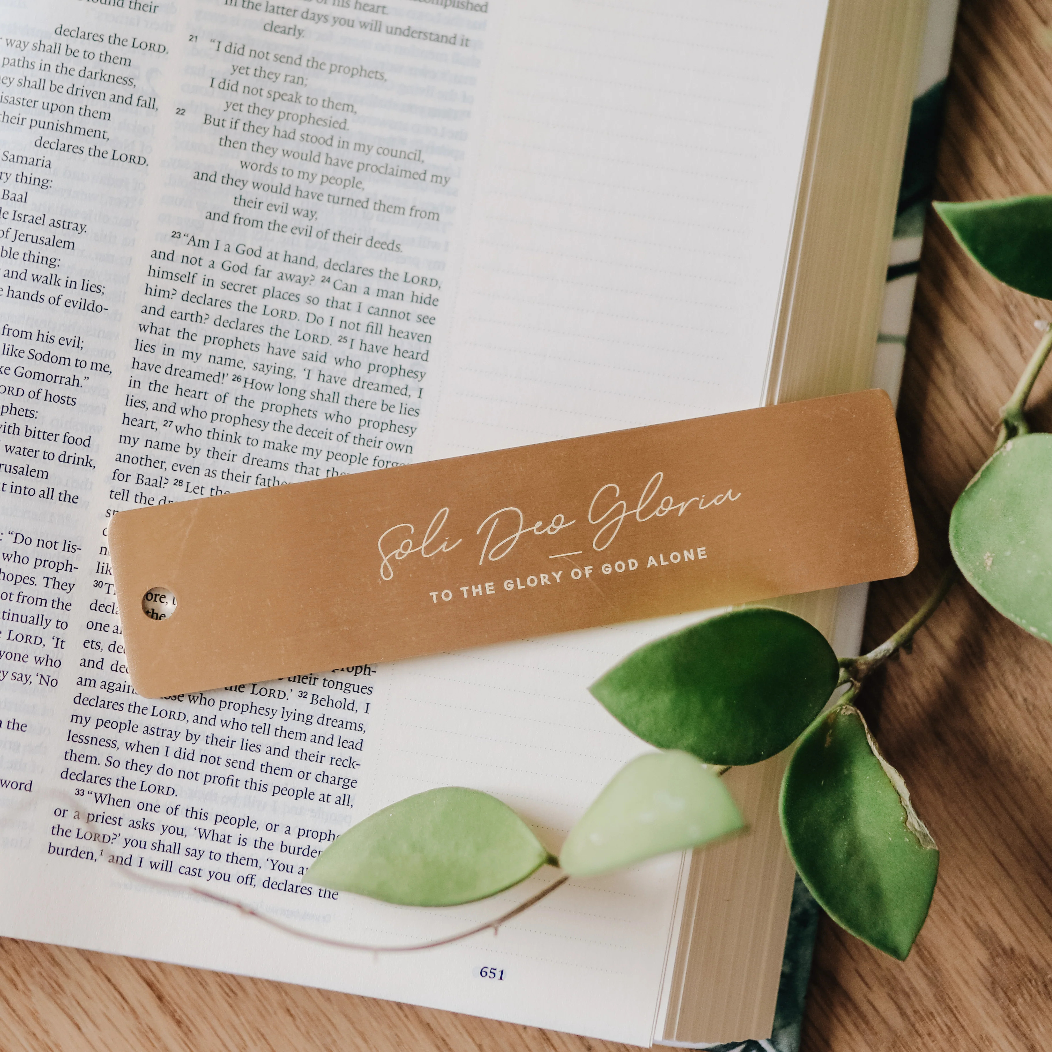 Soli Deo Gloria Ruler/Bookmark | The Daily Grace Co.