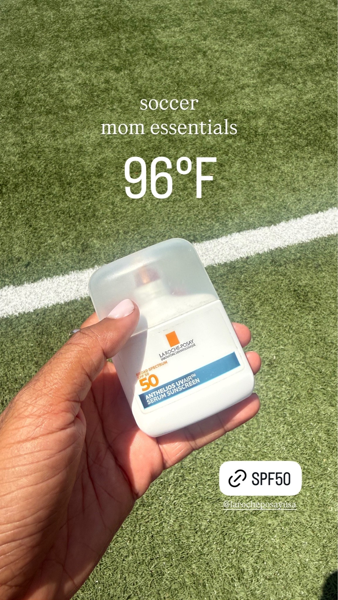 SPF 50, I keep in my soccer mom bag for the soccer games

#LTKmomlife #LTKBeauty