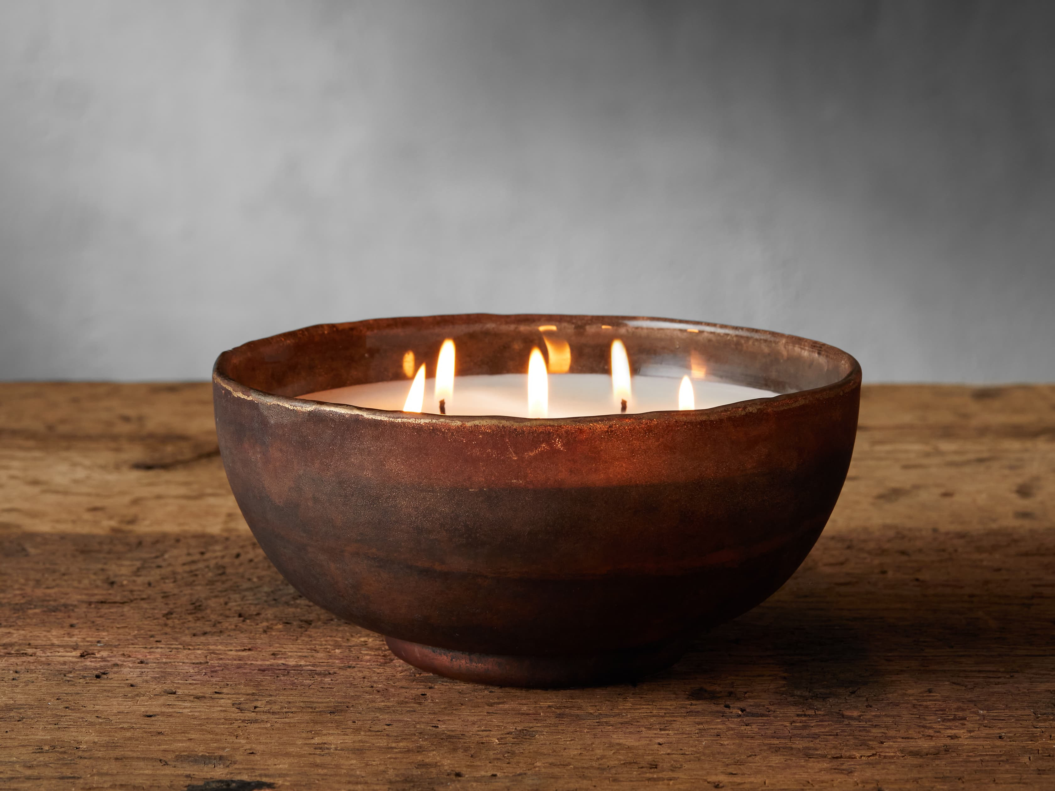 Oakwood Bowl Candle | Arhaus