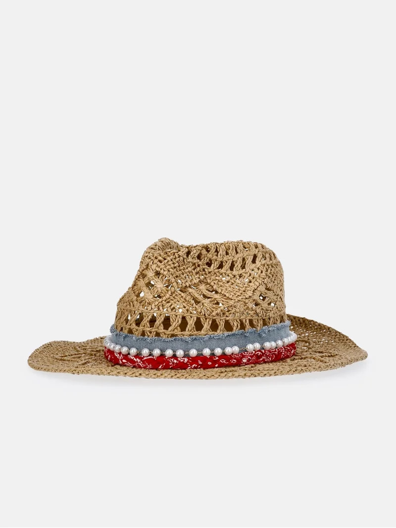 No Boundaries Women's Americana Cowboy Hat | Walmart (US)