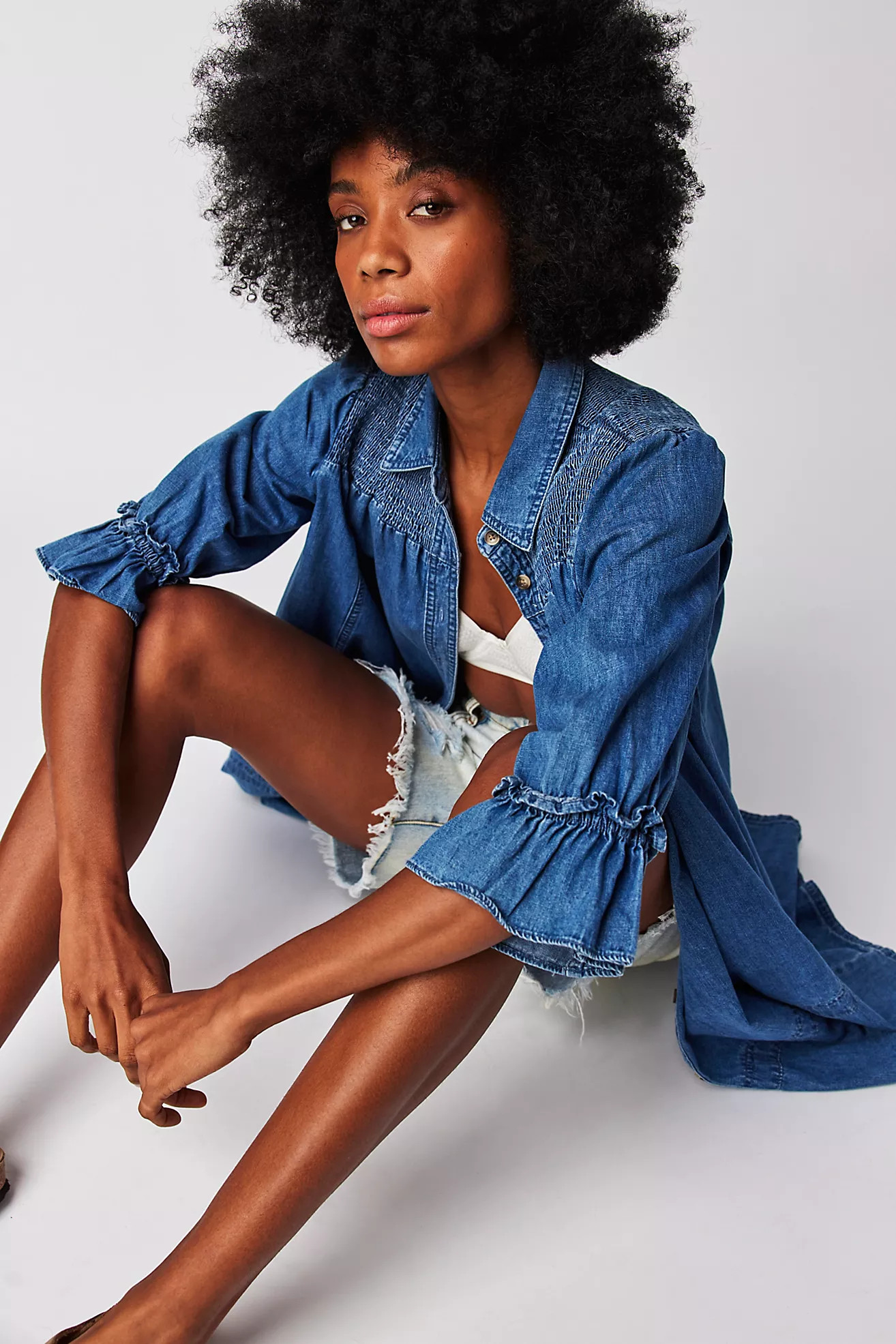 Vanessa Denim Tunic | Free People (Global - UK&FR Excluded)