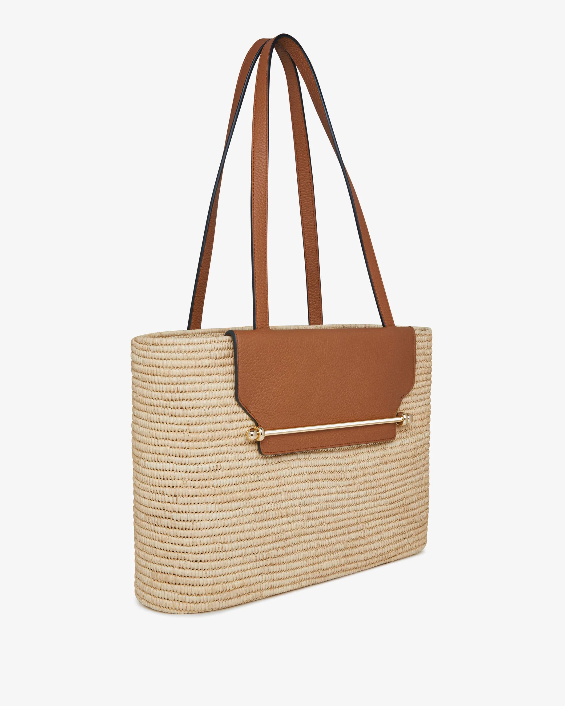 The Strathberry Basket Bag (Medium) - Natural / Tan | Strathberry | Strathberry