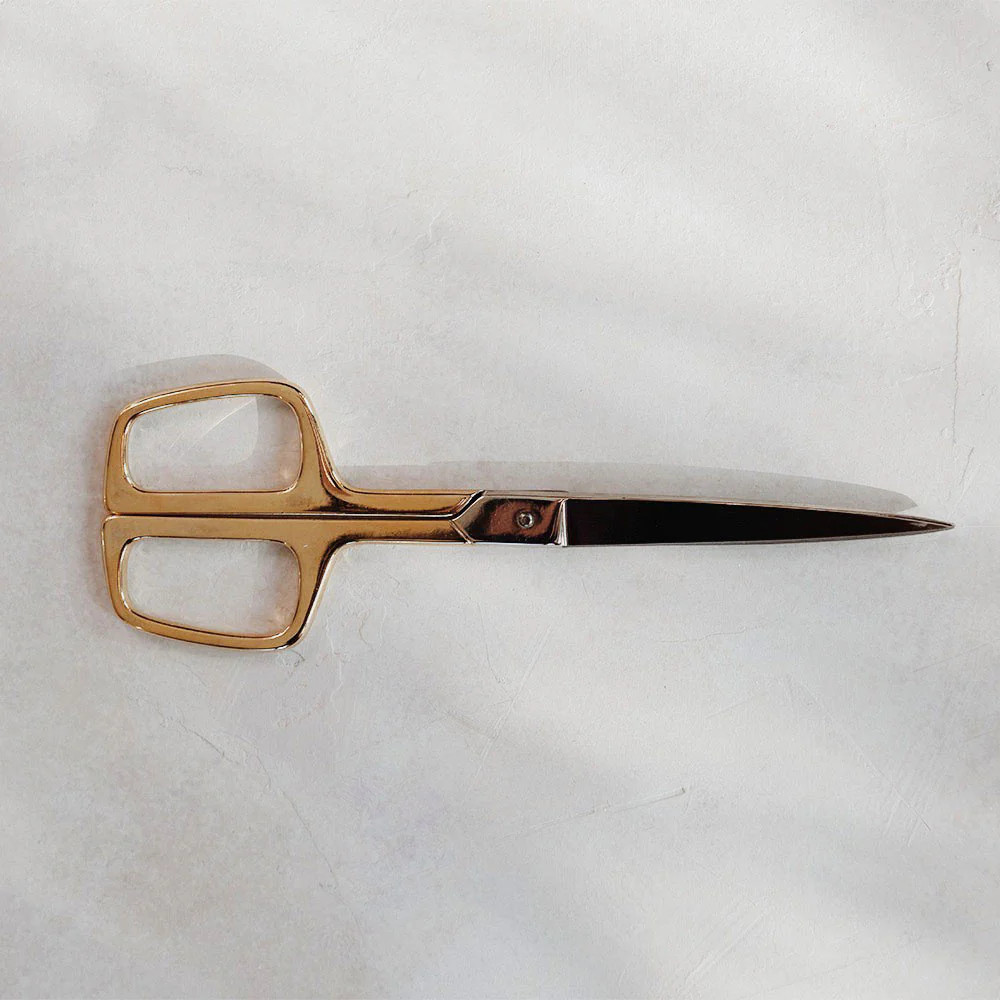 Gold Handle Office Scissors | Roan Iris