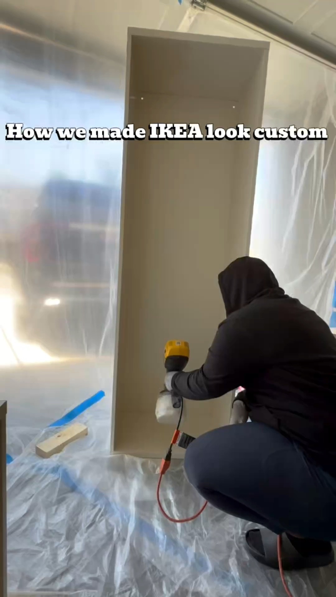 Spray painting our IKEA Besta Frame

Used the Wagner Flexio 3500 for the smoothest finish.

Paint color - Cream and Sugar from Sherwin Williams

#diy #wagnersprayer #paint #ikea

#LTKvlog #LTKHome