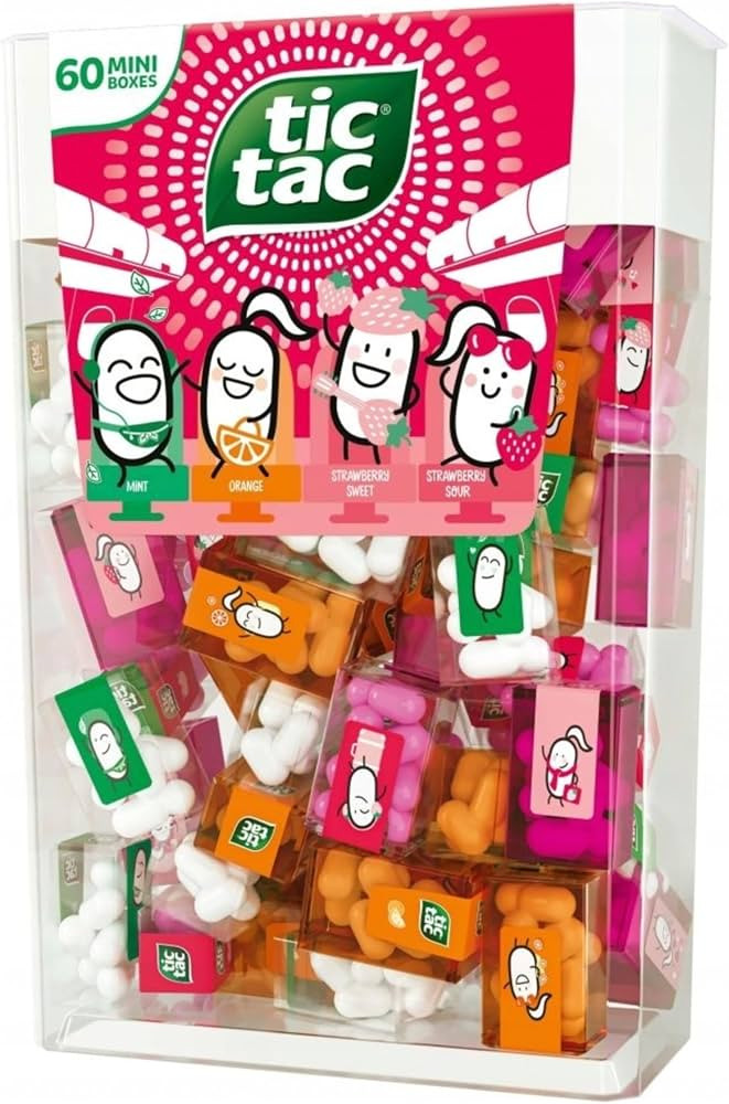 Tic Tac Travels Strawberry Edition, Mini Packs Mix | Amazon (US)