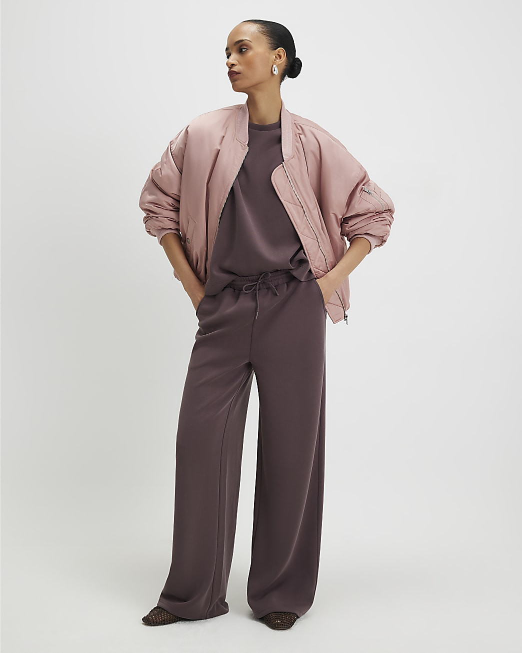 Brown Premium Boxy T-Shirt | River Island UK & IE