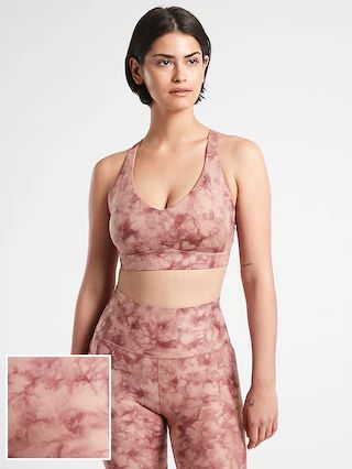 Solace Printed Bra D-DD+ | Athleta