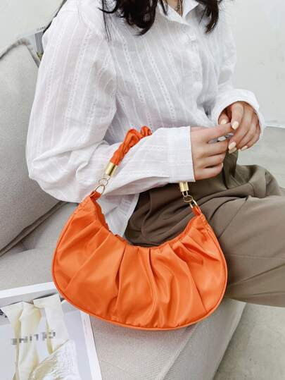 Ruched Shoulder Bag | SHEIN