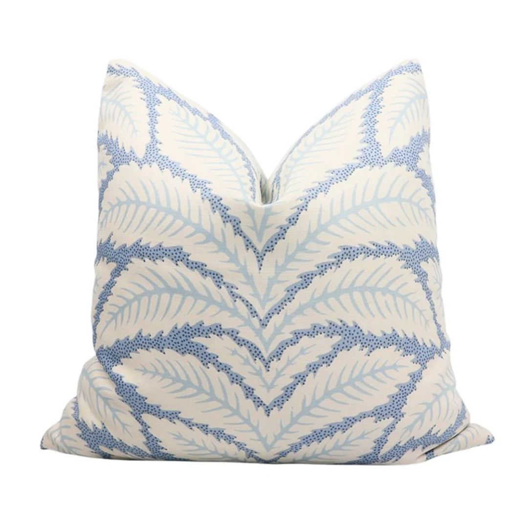 Brunschwig & Fils Talavera pillow cover in Blue BR-79204-222 // Designer pillow // High end pillo... | Etsy (US)