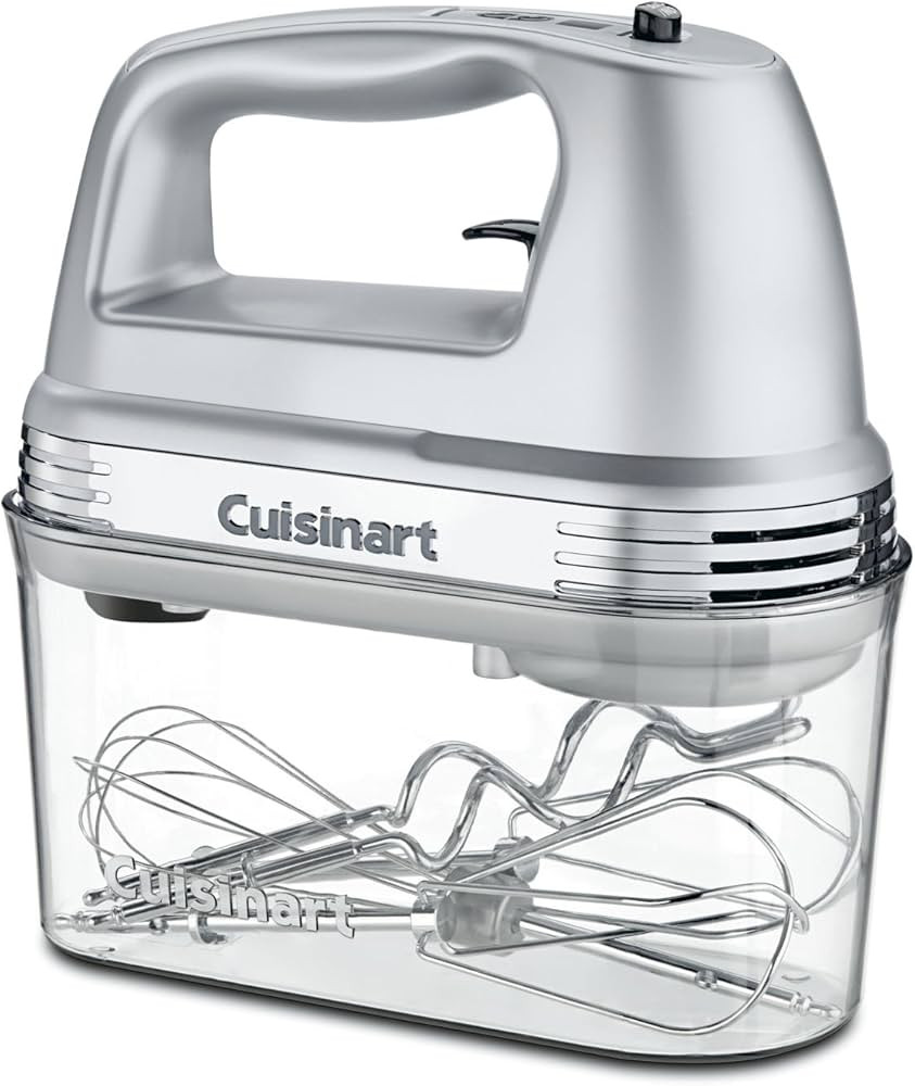 Cuisinart HM-90BCS Power Advantage Plus 9-Speed Handheld Mixer with Storage Case, Brushed Chrome | Amazon (US)