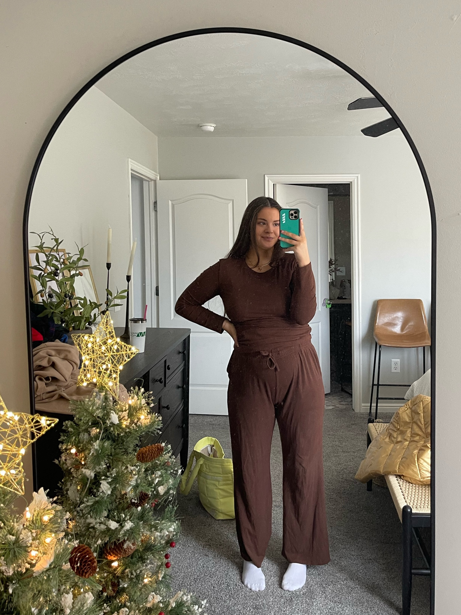 Todays outfit 🤎

Shirt & pants: L (comes in a set)

#28weekspregnant

#LTKMidsize #LTKBump #LTKStyleTip