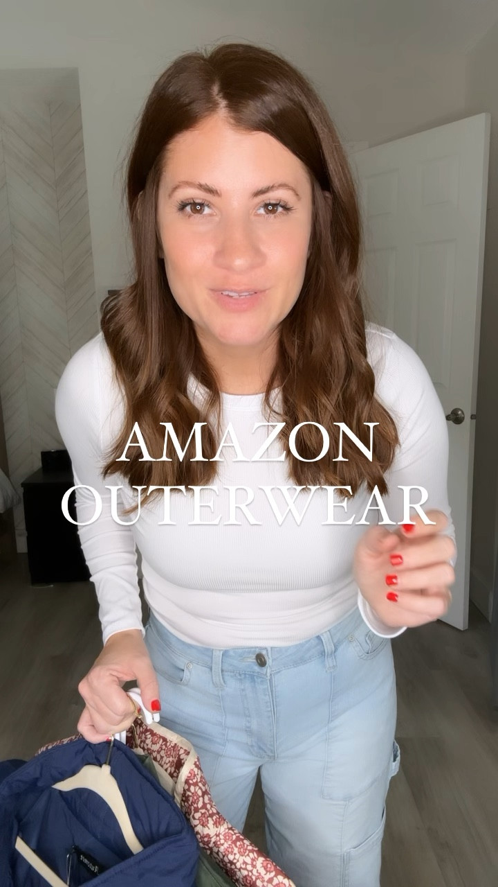 Amazon Outerwear Finds ✨ that I’m loving and will be perfect to layer with now (if you are cold) and will also be great to take into spring! 

Follow me for more affordable fashion finds and more! 

Wearing:
Blue puffer- medium
Black quilted- medium 
Best- medium
Floral- small

#LTKSeasonal #LTKfindsunder50 #LTKstyletip