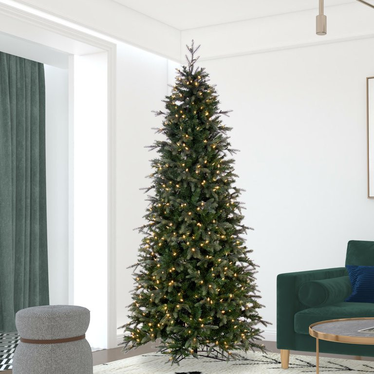 Vickerman 9' x 50" Douglas Fir Artificial Slim Unlit Christmas Tree. | Walmart (US)