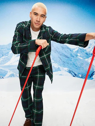 Plaid Flannel Pajama Set for Men | Old Navy (US)
