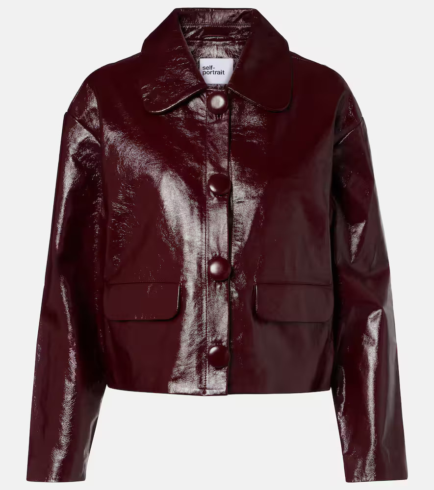Self-Portrait Leather jacket | Mytheresa (US/CA)