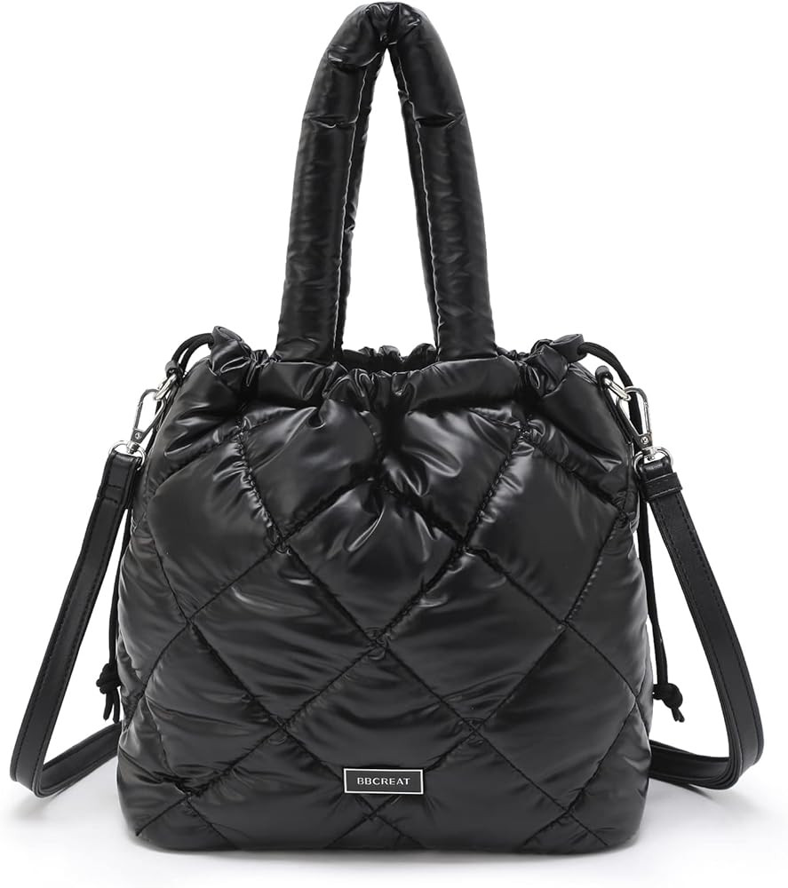 Puffer Tote Bag Quilted Crossbody Bags for Women Puffer Hobo Handbag Trendy Waterproof Shoulder B... | Amazon (US)