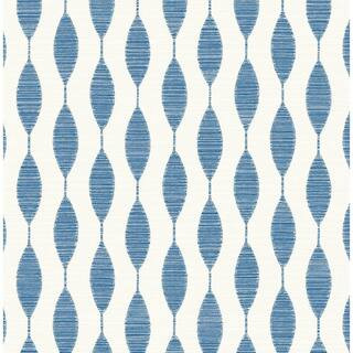 30.75 sq. ft. French Blue Ditto Vinyl Peel and Stick Wallpaper Roll | The Home Depot