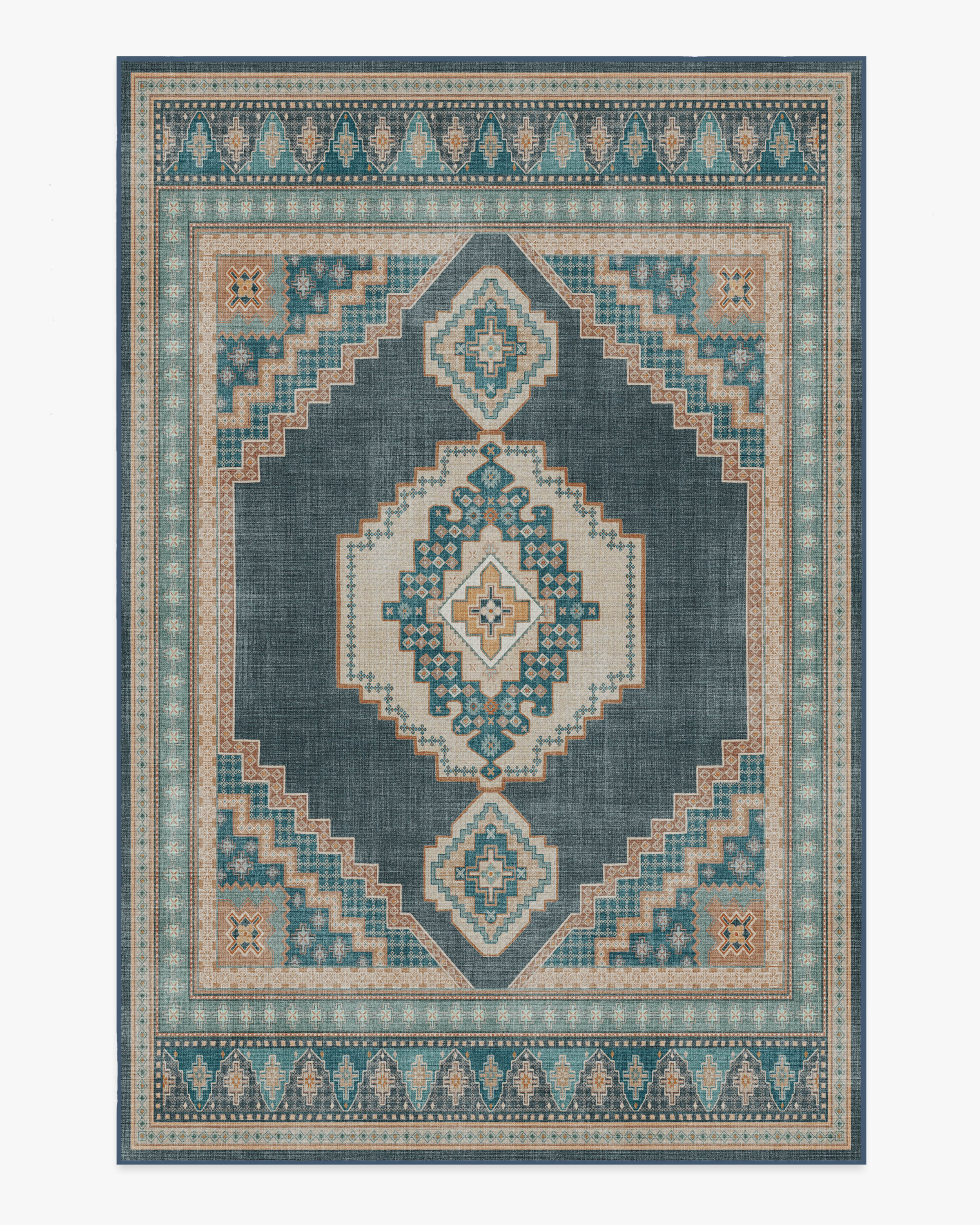Rayne Soft Navy Rug | Ruggable
