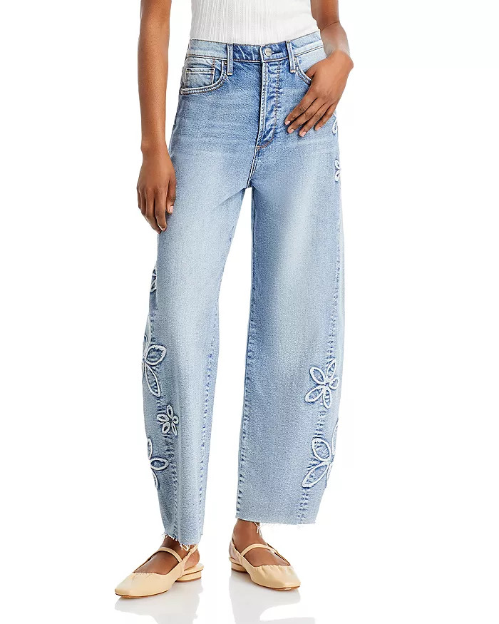 Driftwood Parker High Rise Barrel Leg Jeans in Light Wash Women - Bloomingdale's | Bloomingdale's (US)