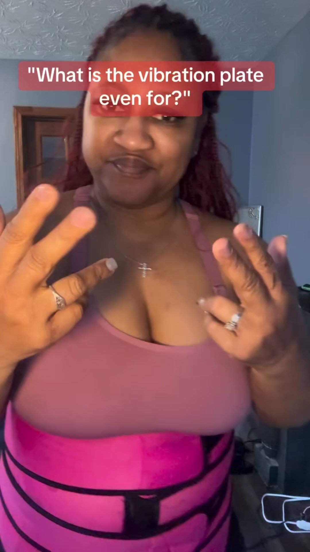 BENEFITS OF A VIBRATION BOARD
Circulation The vibrations help increase blood flow throughout the body.
Activates Muscles Quickly
It activates your muscles without heavy impact.
Low-Impact on Joints
Perfect if you want results without stressing your joints.
Supports Weight Loss &Fat Burning
When combined with movement, it helps burn calories and boost metabolism.
Improves Balance & Stability It helps strengthen
your balance and core.
Helps Reduce Muscle Tension & Stiffness It feels like a mini massage for your whole body.
Supports Lymphatic Drainage Great for lymphatic flow and reducing puffiness.
Time-Efficient Workout
5-10 minutes is enough to feel the difference. #vibrationplate #vibrationalhealing #homeworkoutsforbeginners

#LTKfitnessgoals #LTKmorningroutine #LTKActive