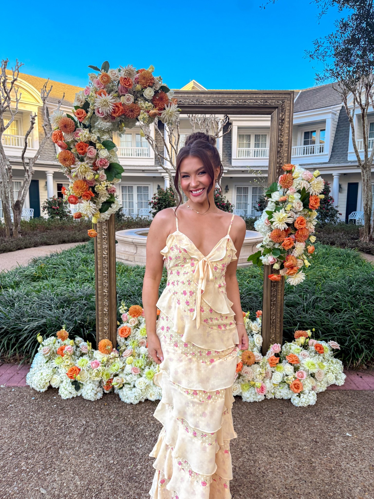 Long maxi yellow dress worn for Disney Weddings welcome dinner☀️💍

#LTKTravel #LTKootd #LTKWedding