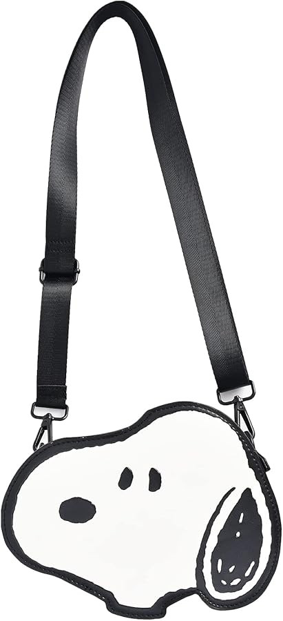 Peanuts Crossbody Bag, Mini Adjustable Shoulder Bag for Men and Women, Snoopy | Amazon (US)
