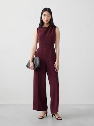 Cowl-Neck Jumpsuit | Banana Republic Factory