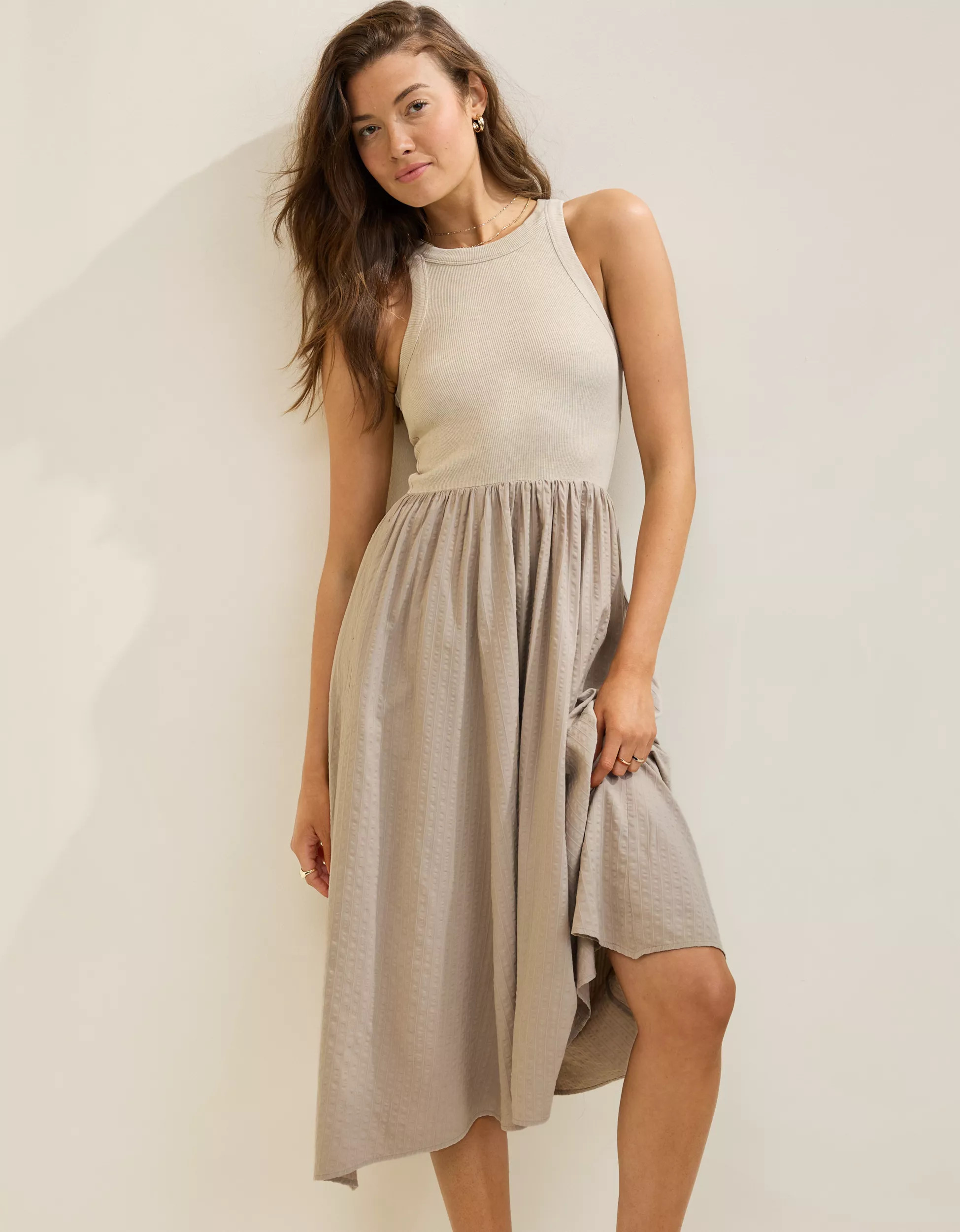 Aerie Ribbed At The Barre Dress | Aerie