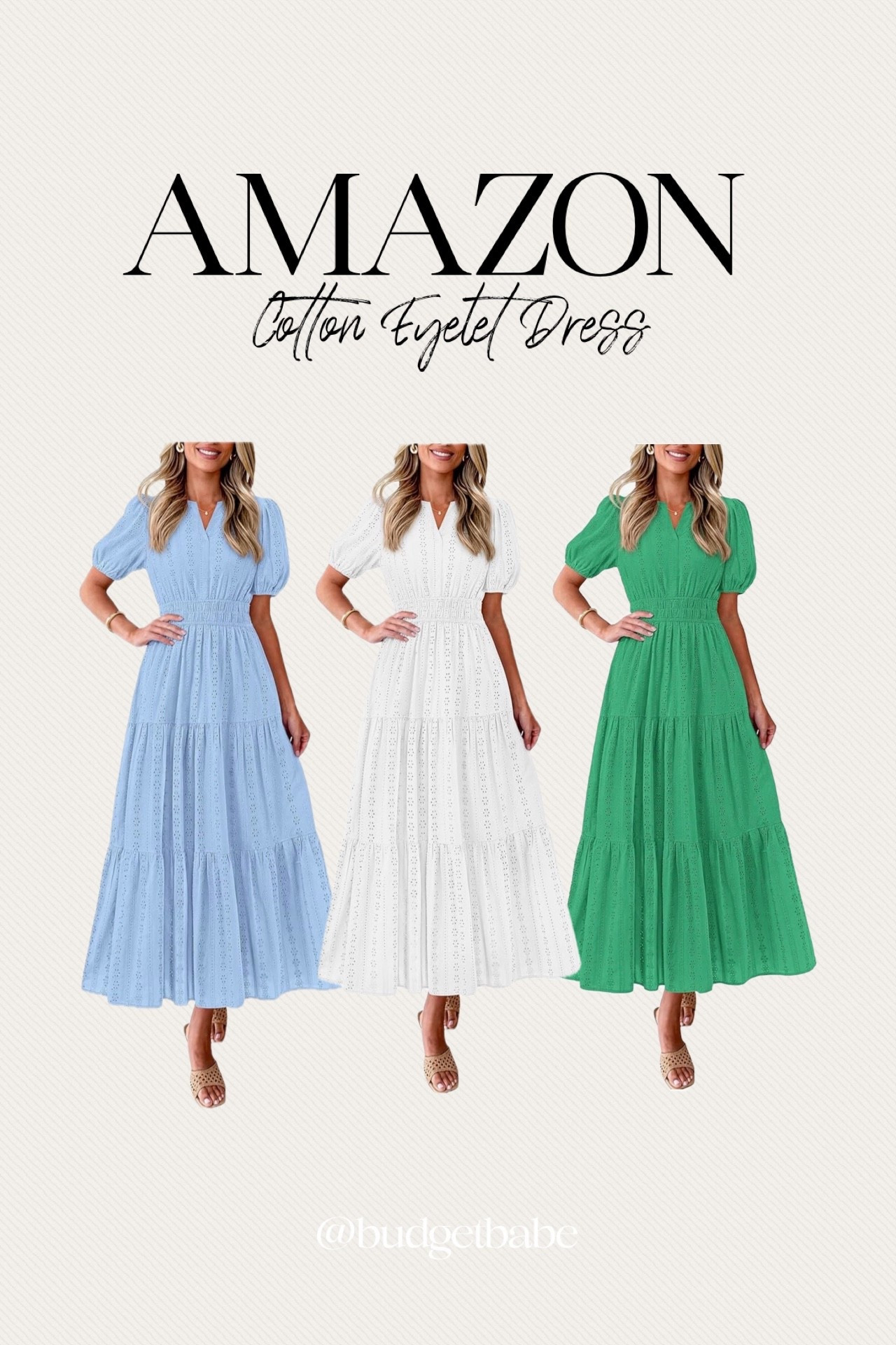 50% of with code 7OBS8YW5
Cotton eyelet dresses on Amazon, while supplies last, ends 2/9