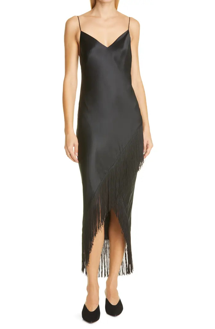 CAMI NYC Dennis Fringe Hem Slipdress | Nordstrom | Nordstrom