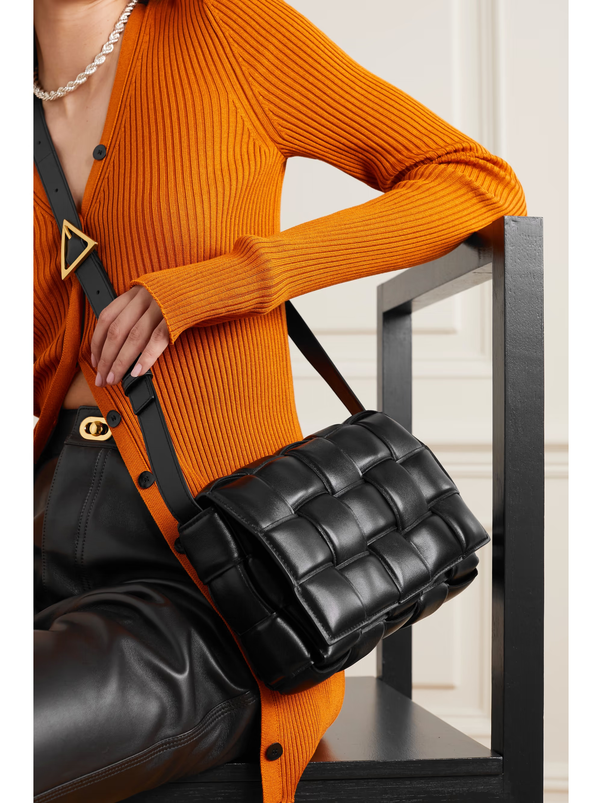 Cassette medium padded intrecciato leather shoulder bag | NET-A-PORTER (UK & EU)