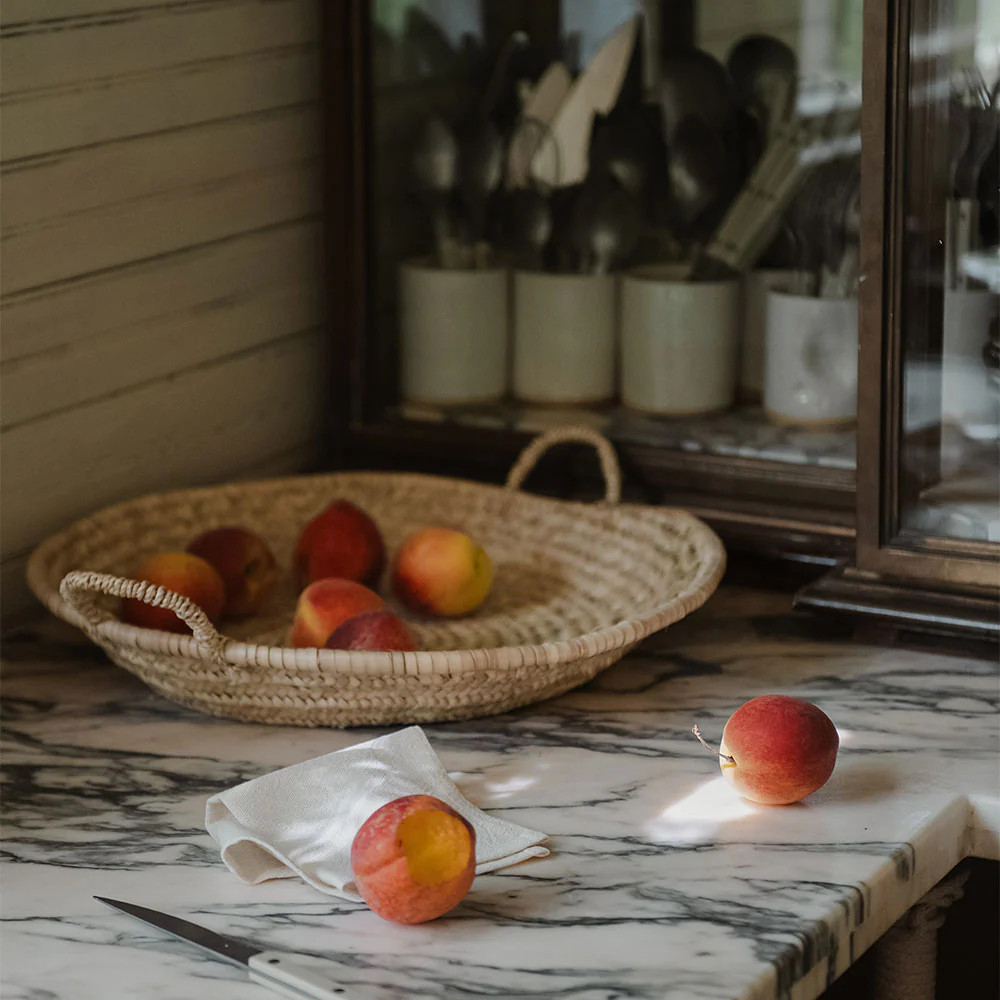 Woven Palm Leaf Tray | Roan Iris