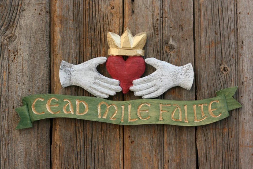CEAD MILE FAILTE Wall Sign - Etsy | Etsy (US)