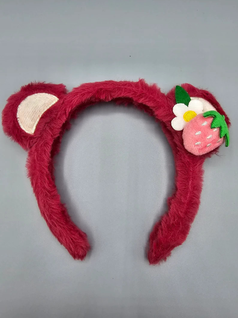 mouse ear furry lotso strawberry furry headband adult kids | Etsy (US)