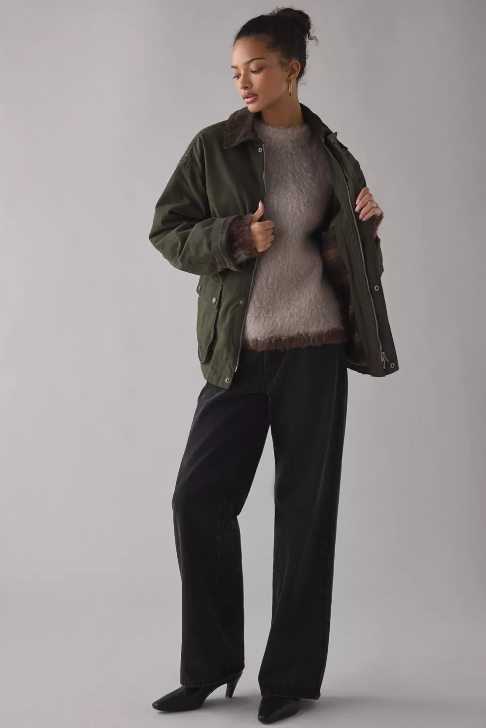 OBEY Aura Colorblock Crew Neck Pullover Sweater | Urban Outfitters (US and RoW)