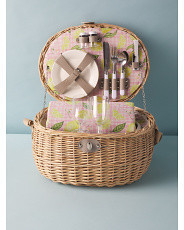15pc 2 Person Oval Picnic Basket Set | Outdoor Dining | HomeGoods | HomeGoods
