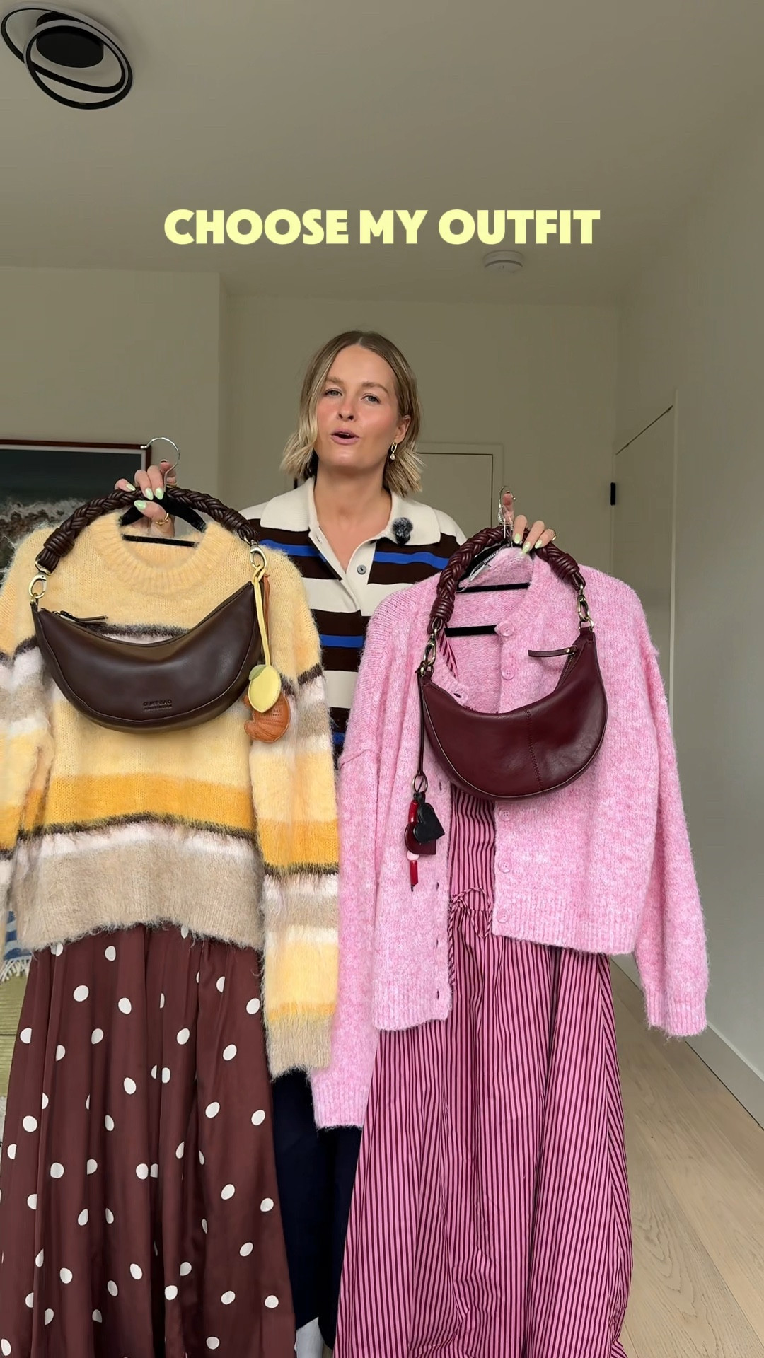 Knitwear over dresses! The bags are o my bag

Yellow jumper: M
Polka dot dress: UK10
Pink cardigan: M
Pink dress: UK10



#LTKuk #LTKautumn #LTKeurope