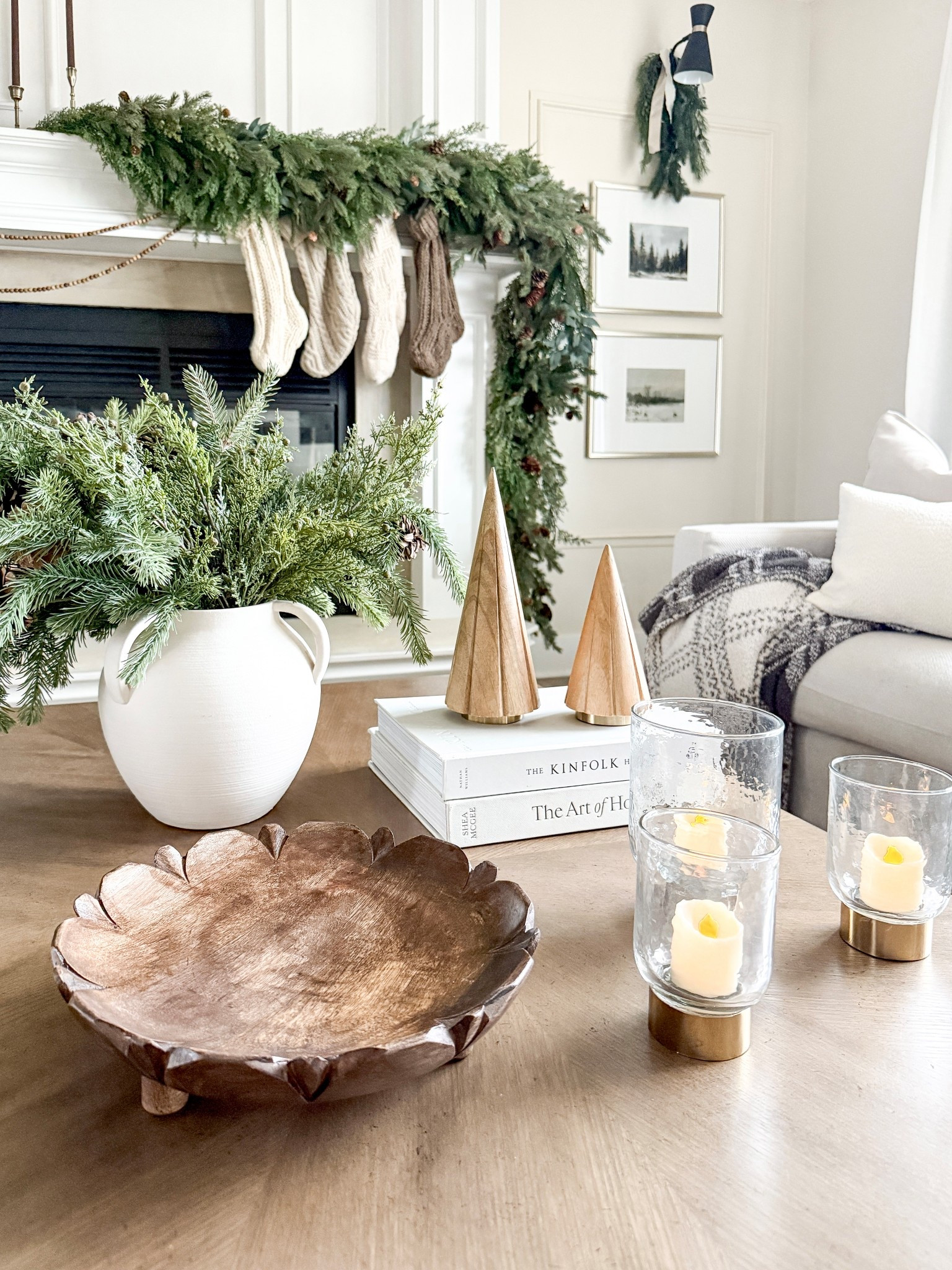 Budget friendly Christmas decor, coffee table styling, Christmas coffee table, home decor, shelf decor , table decor, living room, sofa, couch, area rug, neutral rug, throw pillow, Christmas greenery 

#LTKSaleAlert #LTKHoliday #LTKHome