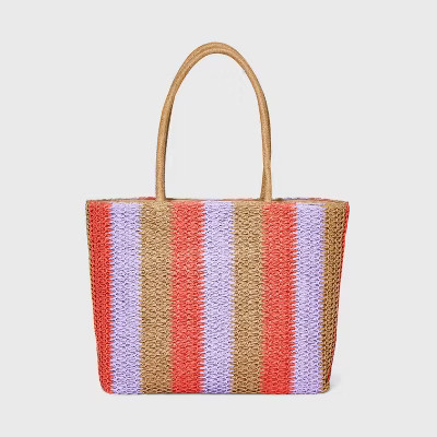 Striped Tote Handbag - A New Day™ | Target