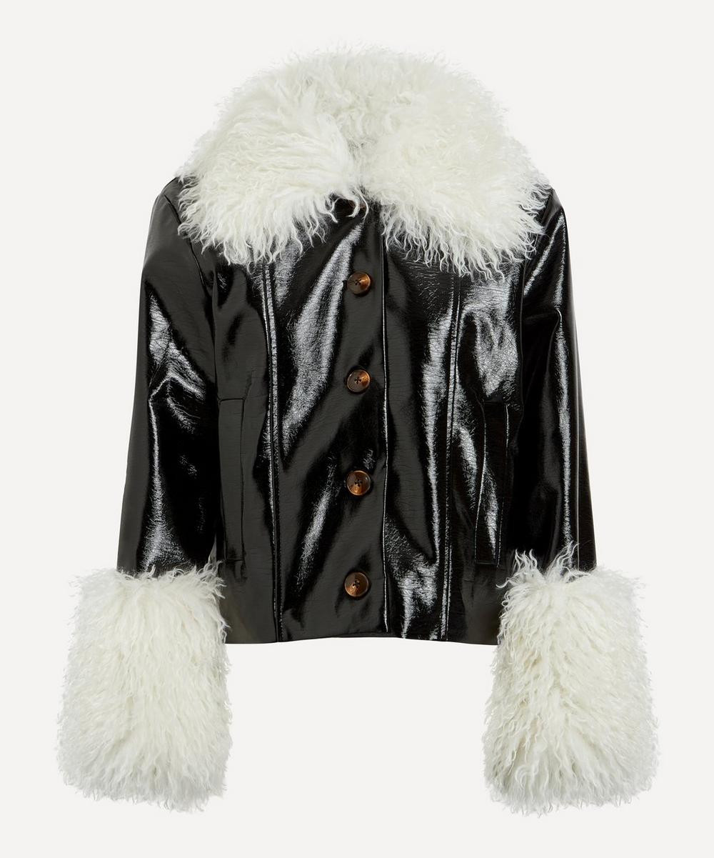 Women's Bonnie Black Vinyl Jacket | Liberty London (US)