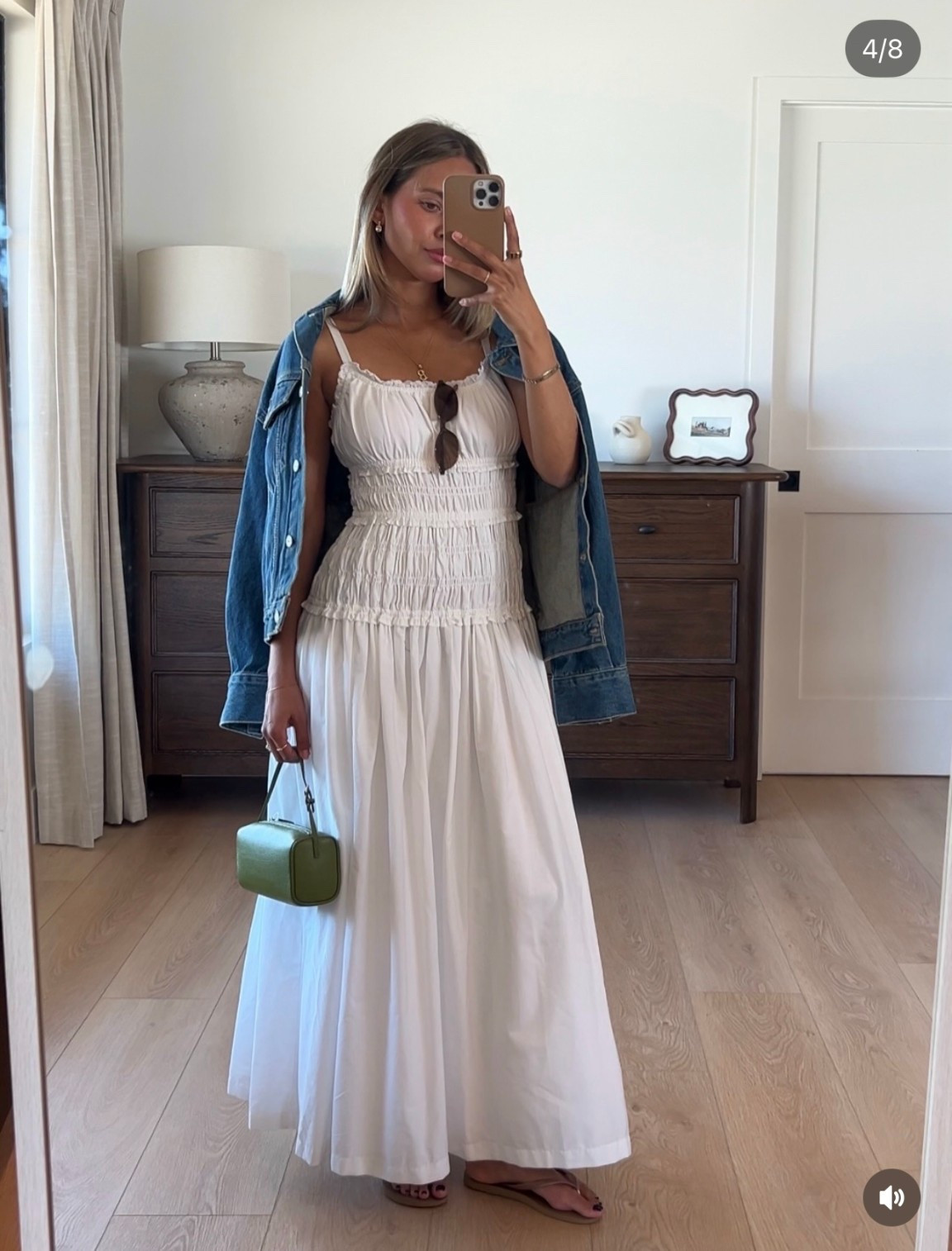 Favorite white Abercrombie dress! So flattering and comes in a bunch of colors/ prints 