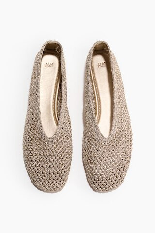 H & M - Braided Flats - Gold | H&M (US + CA)