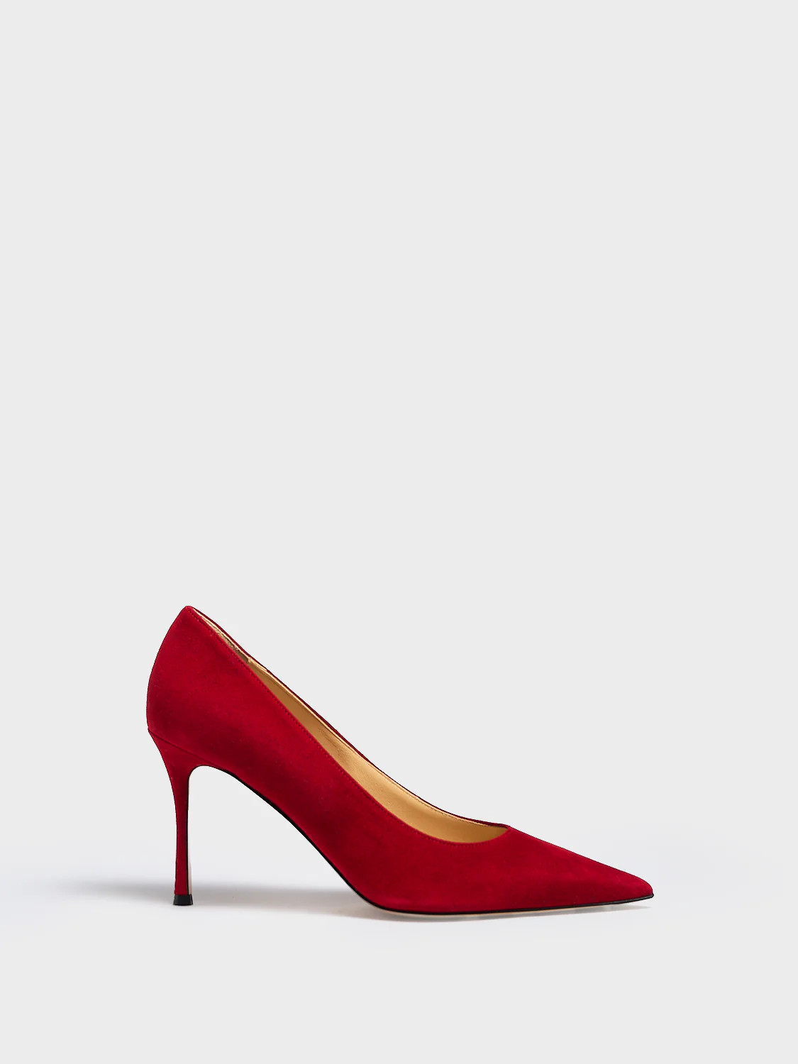 Classic Pump 85 | Red Suede Pump | Marion Parke | Marion Parke