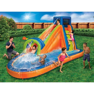 114' x '175 Bounce House with Water Slide and Air Blower | Wayfair North America