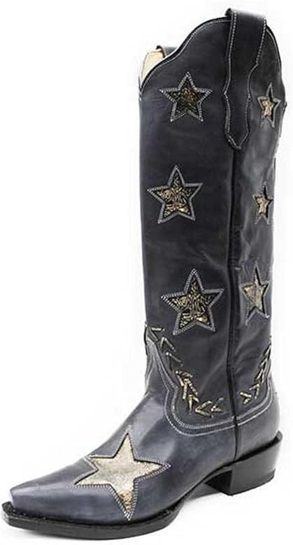 Stetson Western Boot Womens Star Snip Black 12-021-6115-0921 BL | Amazon (US)